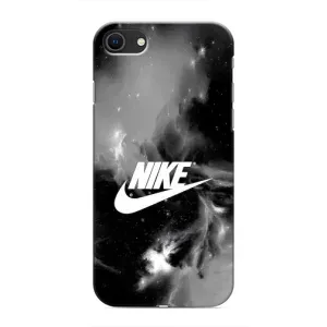Чехол для iPhone SE (2020) - с принтом Найк (AlphaPrint) (Лого Найк)