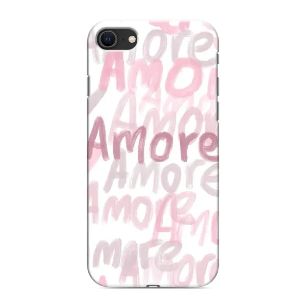 Чехол с принтом «Аморе любовь» для iPhone SE (2020)