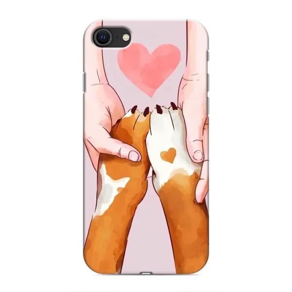 Чехол с принтом «Любовь к собакам» для iPhone SE (2020)