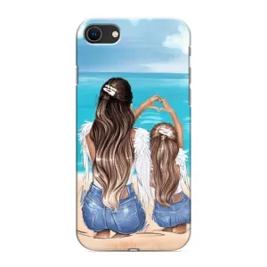 Чохол з друком для iPhone SE (2020) - (Мама з дитинкою) (AlphaPrint)