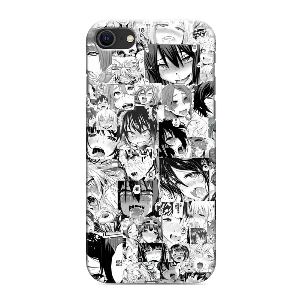 Чехол с принтом «Ahegao manga» для iPhone SE (2020)