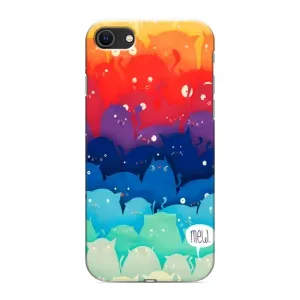 Чохол на Apple SE 2 (2020) з Котиками (VPrint) (Mew)