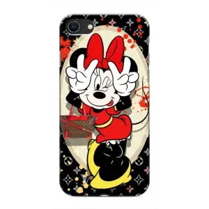 Чехол Disney Mouse iPhone SE (2020) (PREMIUMPrint) (Минни peace)