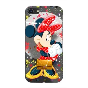 Чехол Disney Mouse iPhone SE (2020) (PREMIUMPrint) (Minni с бантиком)