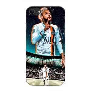 Чехол Неймар для iPhone SE (2020) (AlphaPrint) (Неймар ПСЖ)