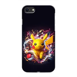 Чохол з Пікачу на iPhone SE (2020) (Пікачу з м'ячем)