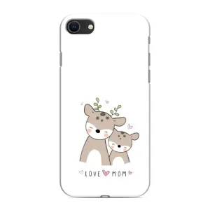 Чохли для мами на iPhone SE (2020) (Оленята мама і малюк)