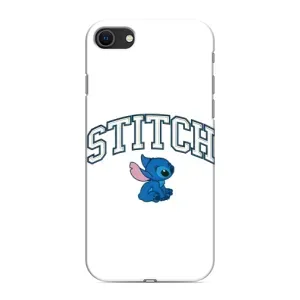 Чехол с принтом Стич на iPhone SE (2020) (Стич лого)