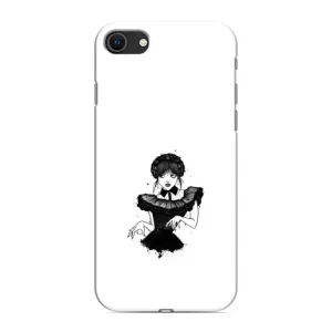 Чехлы Венсдей на iPhone SE (2020) Уэнсдей (AlphaPrint) (танец Уэнздей)