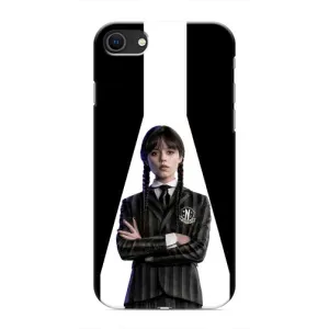 Чехлы Венсдей на iPhone SE (2020) Уэнсдей (AlphaPrint) (W-Wednesday)