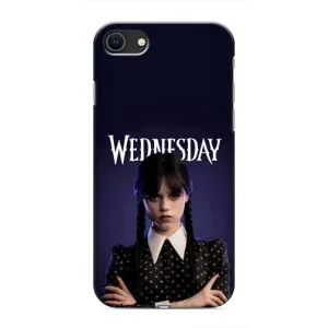 Силиконовый чехол с картинкой для iPhone SE (2020) (Wednesday)