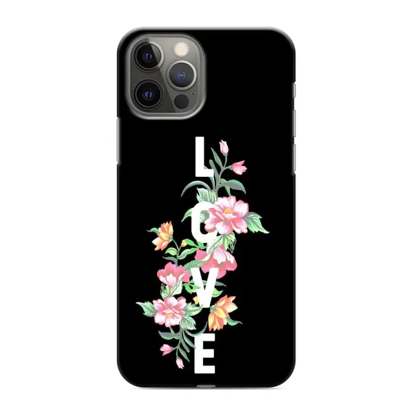 Чохол з принтом «Квіти LOVE» для iPhone 11 Pro Max