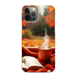 Чохол з унікальним дизайном 'Осінь з кавою' для iPhone 11 Pro Max (Кава і дощ)
