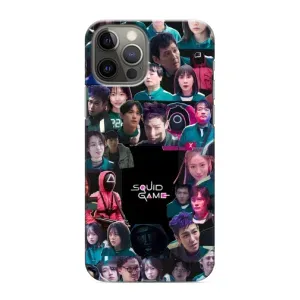 Чехол Гра в кальмара для iPhone 11 Pro Max (Коллаж Игра кальмара)