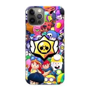 Чехол для iPhone 11 Pro Max Бравл Старс (VPrint) (Лого Brawl Stars)