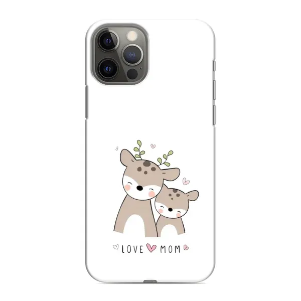 Чохол з принтом «Оленята мама і малюк» для iPhone 11 Pro Max