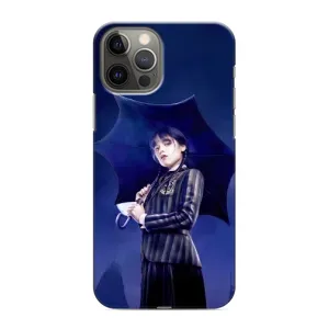 Чохли Венсдей на iPhone 11 Pro Max Уенсдей (AlphaPrint) (Венздей з парасолькою)
