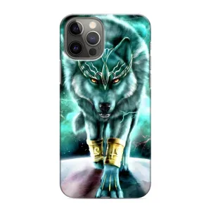 Защитные чехлы для Айфон 11 Про Макс (AlphaPrint) (ХИТ продаж) ВОЛК (Яркий волк)
