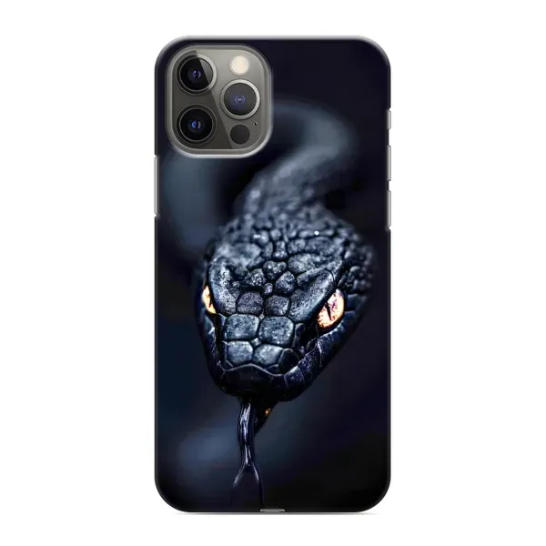 Чохол з принтом «Чорна змія» для iPhone 11 Pro Max