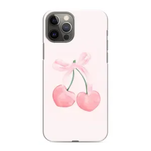 Чехол с розовым рисунком для iPhone 11 Pro (Розовые вишни)