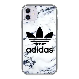 Чохли Адидас для iPhone 11 (AlphaPrint) (Адідас на мраморі)