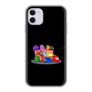 Чохли Амонг Ас для iPhone 11 (AlphaPrint) (Амонг-ас)