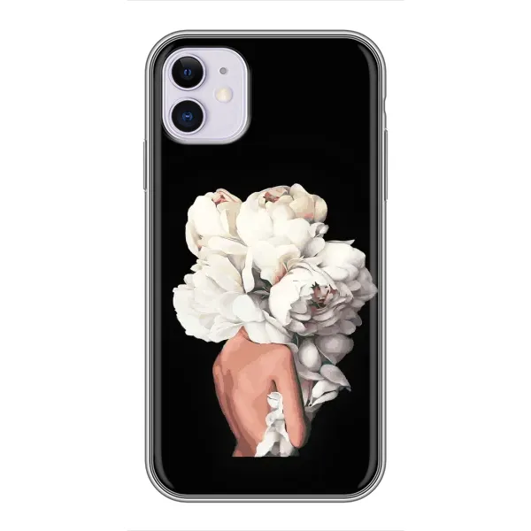 Чехол с принтом «Белые цветы» для iPhone 11 Чехол с принтом «Белые цветы» для iPhone 11