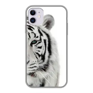 Чохли з картинкою животних iPhone 11 (Білий Тигр)