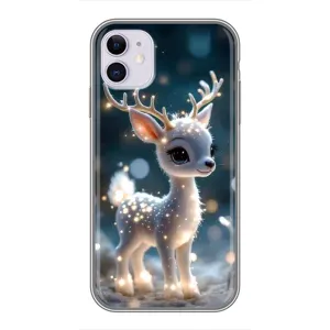 Яскравий чохол для iPhone 11 з Зимові Оленята (Блискуче оленятко)