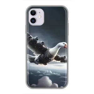 Чехол с мемом Тралалело тралала на iPhone 11 (Бомбардини гусини)