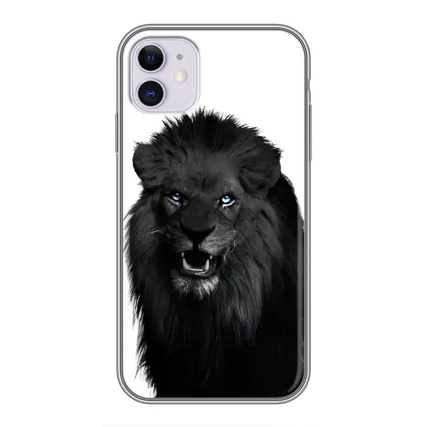 Чехол с принтом «Черный ЛЕВ» для iPhone 11