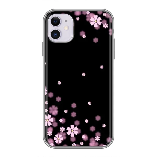 Чехол с принтом «Цветочки маленькие» для iPhone 11