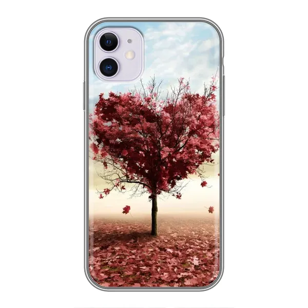 Чехол с принтом «Дерево сердце» для iPhone 11