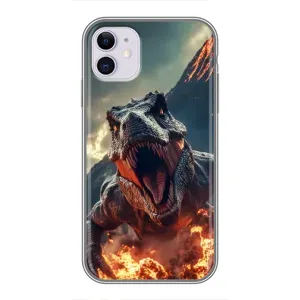 Чехол с принтом «Огненный динозавр» для iPhone 11