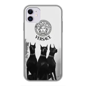 Чохли VERSACE для Еппл 11 (PREMIUMPrint) (Доберман Версаче)