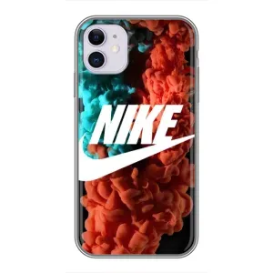 Чохол для iPhone 11 - з принтом Найк (AlphaPrint) (Димчастий найк)