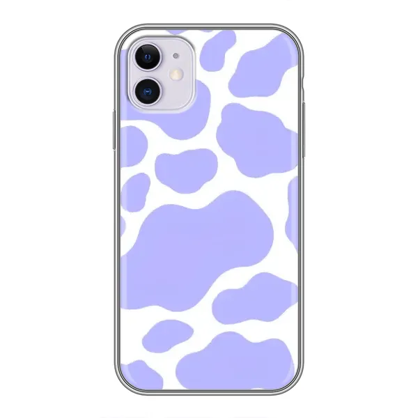 Чехол с принтом «Фиолетова Буренка» для iPhone 11