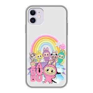 Чехол с Лабубу на iPhone 11 (Фон Лабубу)