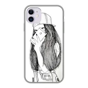 Чохол з друком для iPhone 11 - (Мода) (AlphaPrint) (Фото дівчини)