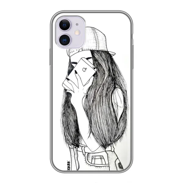 Чехол с принтом «Фото девочки» для iPhone 11