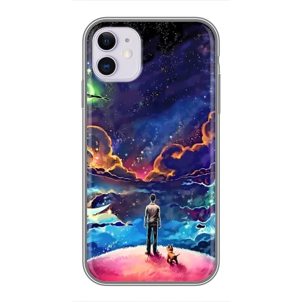 Чехол с принтом «Галактический вид» для iPhone 11