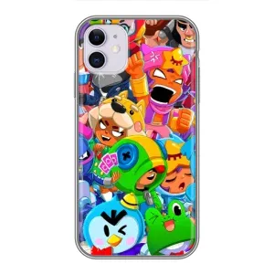 Чехол для iPhone 11 Бравл Старс (VPrint) (Герої Бравл Старс)