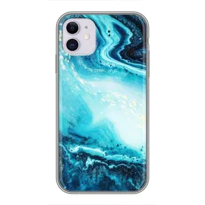 Мраморний чехол на iPhone 11 (VPrint) (Блакитний мрамор)