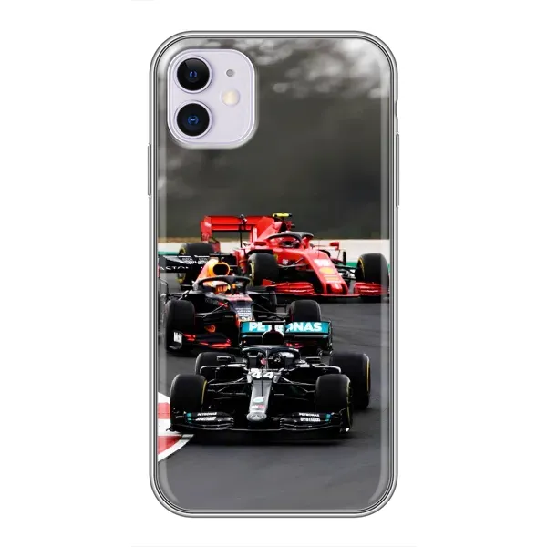 Чехол с принтом «Гонка Формула 1» для iPhone 11