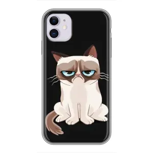 Чохол з принтом для iPhone 11 (AlphaPrint) Модні коти (Сумний кіт)
