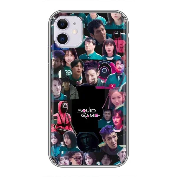 Чохол з принтом «Колаж Гра кальмара» для iPhone 11