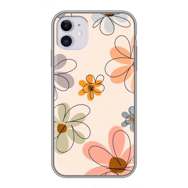 Чехол с принтом «Разноцветные цветы» для iPhone 11 Чехол с принтом «Разноцветные цветы» для iPhone 11
