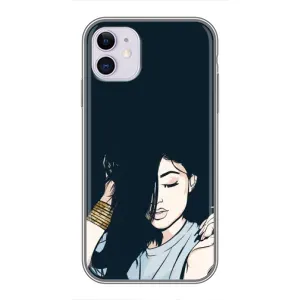 Чохол з друком для iPhone 11 - (Мода) (AlphaPrint) (Гарна дівчина)
