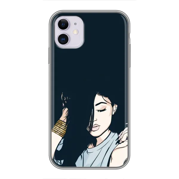 Чехол с принтом «Красивая девочка» для iPhone 11