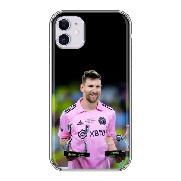 Чехол с принтом «Кубки Месси» для iPhone 11